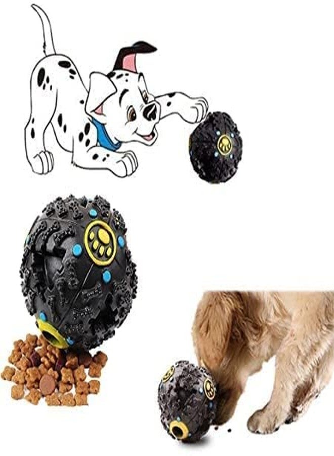 Pet Believe لعبة بيت بيليف التفاعلية للكلاب، تصدر صوت صرير وضحكات، مع موزع طعام للحيوانات الأليفة - منتجات للحيوانات الأليفة - السلالات المتوسطة (أزرق) (عبوة من قطعة واحدة) - Image 1